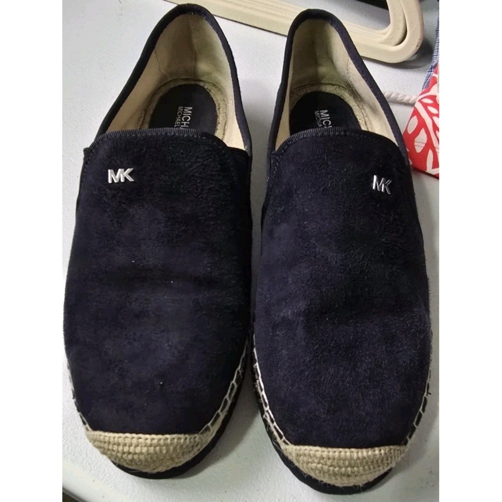 Michael Kors Slip On Casual‎ Blue Suede Shoes Size 9.5